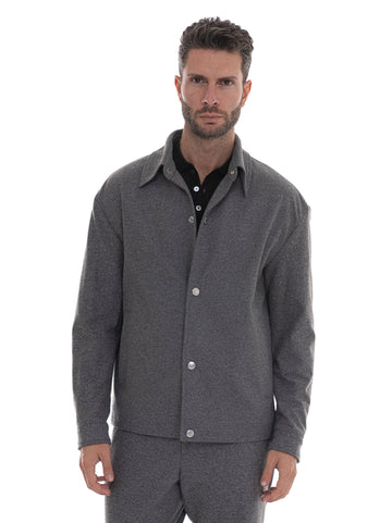 Over-shirt Grigio medio BOSS Uomo