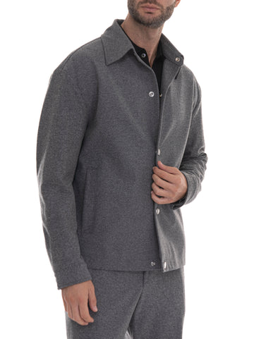 Over-shirt Grigio medio BOSS Uomo