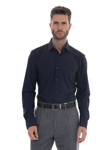 BOSS Men's Blue Shirt