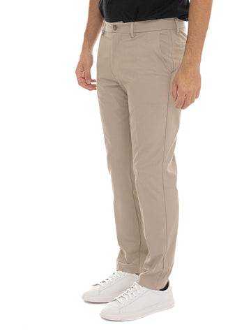 BOSS Men's P-KAITON1-ZIP Beige Chino Trousers