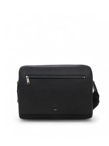 Cartella professionale con 1 scomparto RAY-FLAP-MESSANGER Nero BOSS Uomo