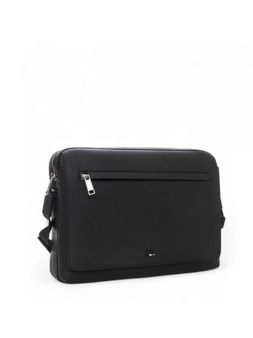 Cartella professionale con 1 scomparto RAY-FLAP-MESSANGER Nero BOSS Uomo