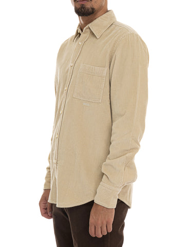 Camicia manica lunga RELEGANT-6-M Beige BOSS Uomo