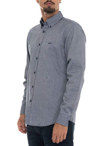 Camicia manica lunga RICKERT-M- Blu BOSS Uomo