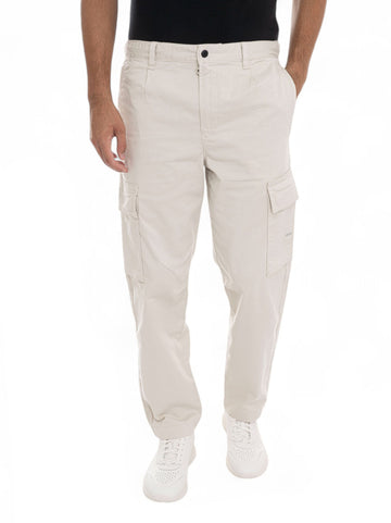 Pantalone cargo  SISLA-9-CARGO Beige BOSS Uomo