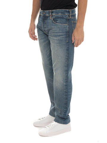 BOSS Men's Slimfit-DB 5-Pocket Jeans Medium Denim