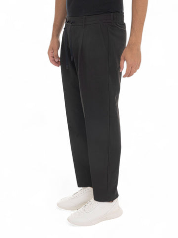Pantalone modello chino T-CONVERT-PLEAT Nero BOSS Uomo