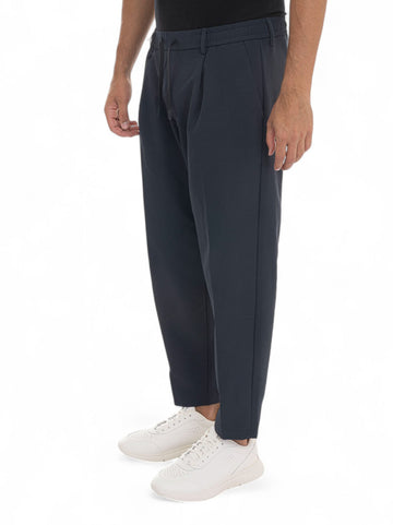 Pantalone modello chino T-CONVERT-PLEAT Blu BOSS Uomo