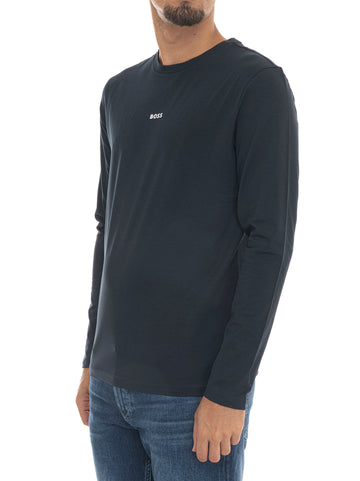 BOSS Men's TCHARK Blue T-Shirt
