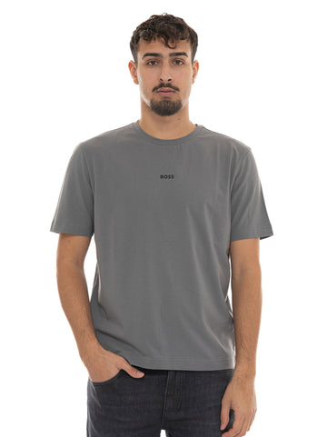 BOSS Men's TCHUP Grey T-Shirt