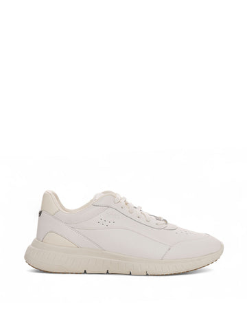 Sneakers in pelle TITANIS-SLON Panna BOSS Uomo