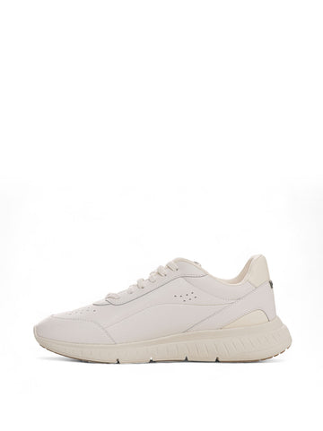 Sneakers in pelle TITANIS-SLON Panna BOSS Uomo