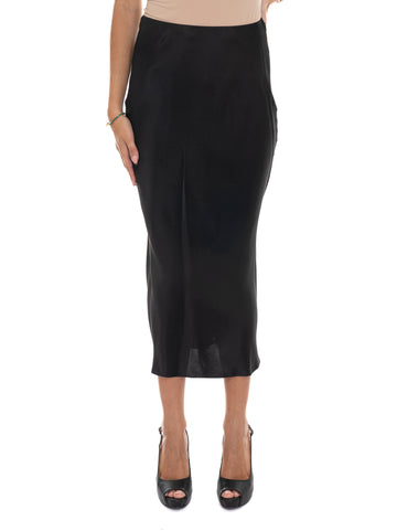 BOSS Women's Vesatie3 Black Godet Skirt
