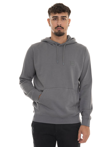 Felpa WETALK Grigio BOSS Uomo