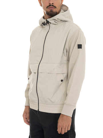 Giubbino con cappuccio ZE--HOOD Beige BOSS Uomo