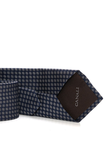 Cravatte Blu-grigio Canali Uomo