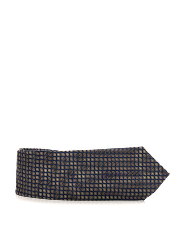 Cravatte Blu-beige Canali Uomo
