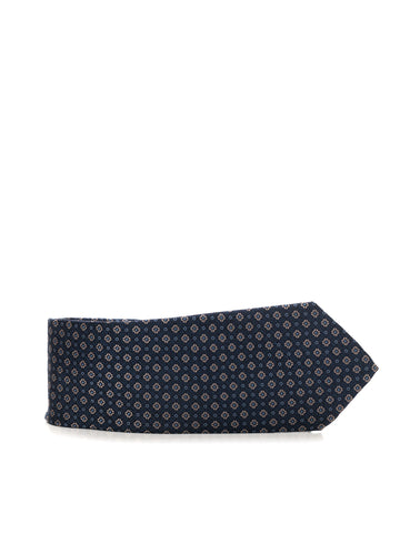 Cravatte Blu-grigio Canali Uomo