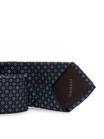 Cravatte Blu-grigio Canali Uomo