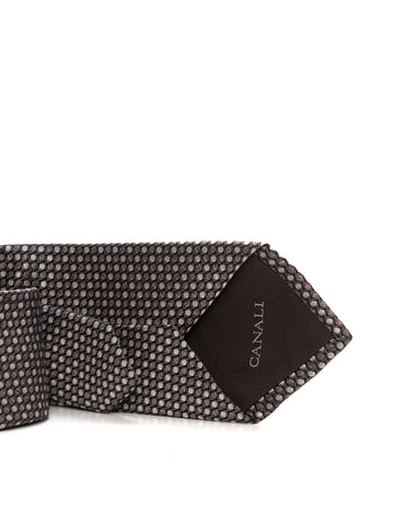 Cravatte Marroncino Canali Uomo