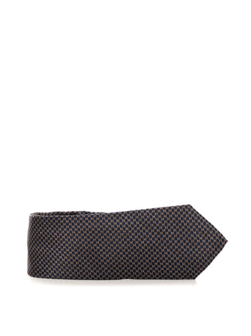 Cravatte Blu-marrone Canali Uomo