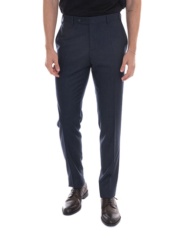 Pantaloni Blu Canali Uomo