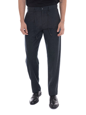 Pantaloni Antracite Canali Uomo