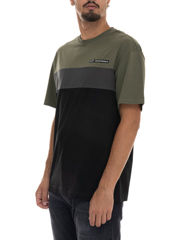 T-shirt Grigio-verde EA7 Uomo