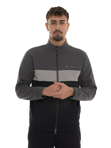EA7 Men's Tracksuit Charcoal Grey