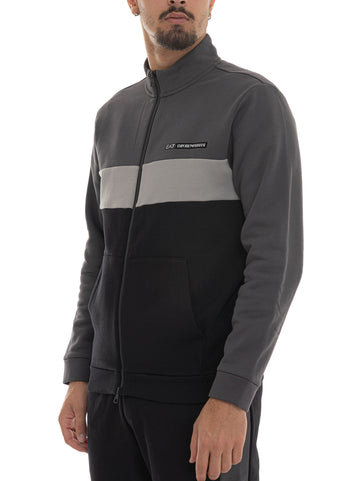 EA7 Men's Tracksuit Charcoal Grey