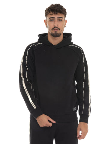 Felpa Nero EA7 Uomo