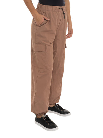 Pantalone cargo Marroncino EA7 Donna