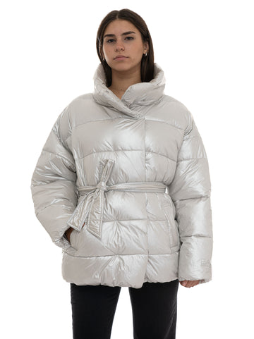 Giubbotti Argento EA7 Donna
