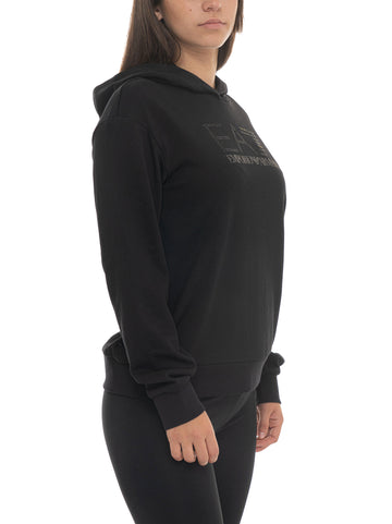Felpa Nero EA7 Donna