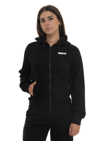 Felpa Nero EA7 Donna