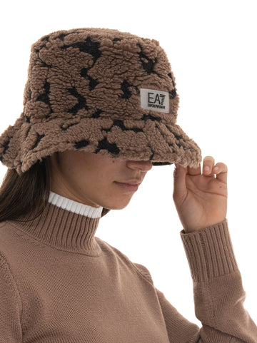 Cappello Nero-marrone EA7 Donna