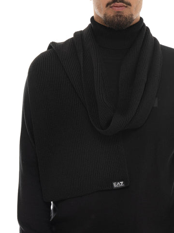 Sciarpe Nero EA7 Uomo