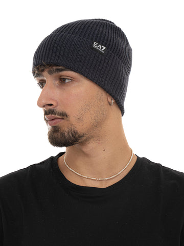 Cappello Blu EA7 Uomo