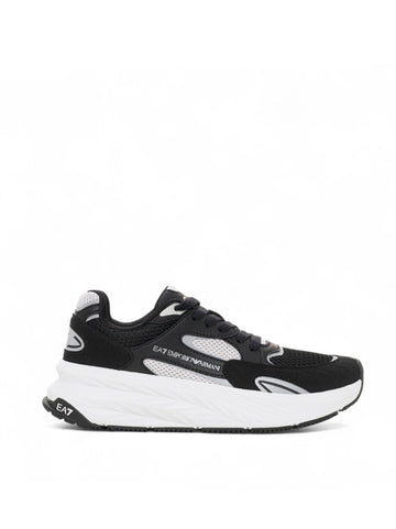 Sneakers alta Nero-bianco EA7 Uomo