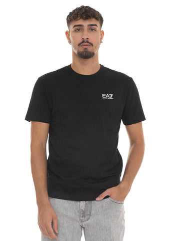 T-shirt Nero EA7 Uomo