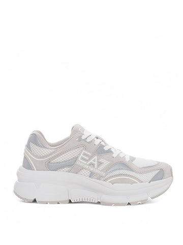 Sneakers alta Grigio EA7 Uomo