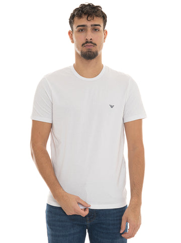 Emporio Armani Men's White Two-Pack T-Shirt
