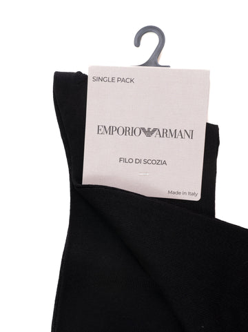 Calzino lungo Nero Emporio Armani Uomo
