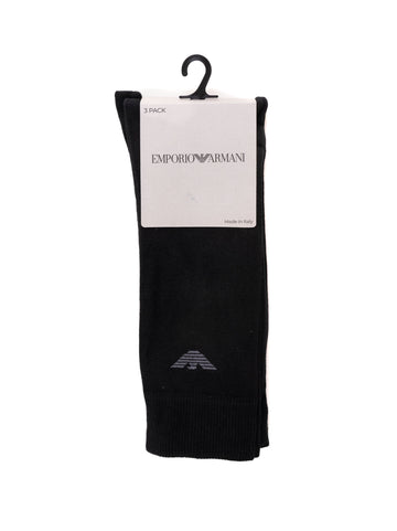 Set 3 Calzini Nero Emporio Armani Uomo