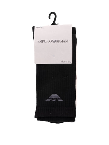 Set 3 Calzini Nero Emporio Armani Uomo