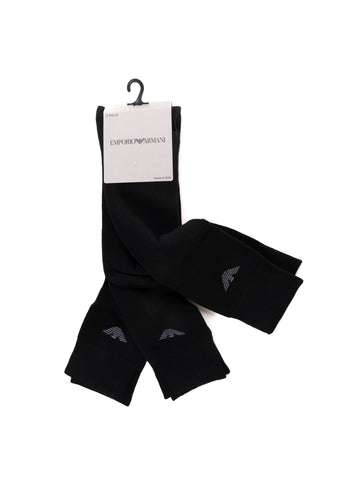 Set 3 Calzini Nero Emporio Armani Uomo