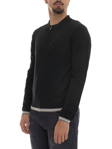Maglie Nero Emporio Armani Uomo