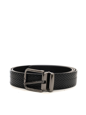 Cintura Nero Emporio Armani Uomo