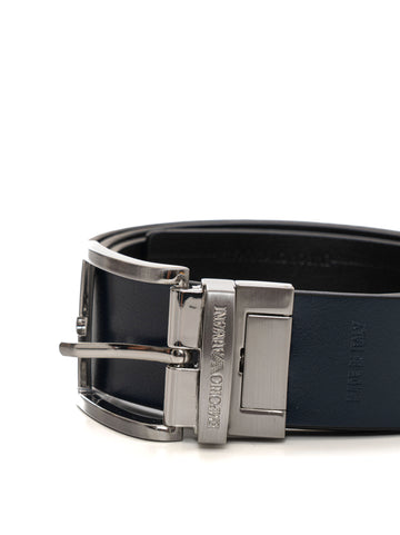 Cintura Nero-blu Emporio Armani Uomo