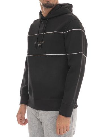 Felpa Nero Emporio Armani Uomo